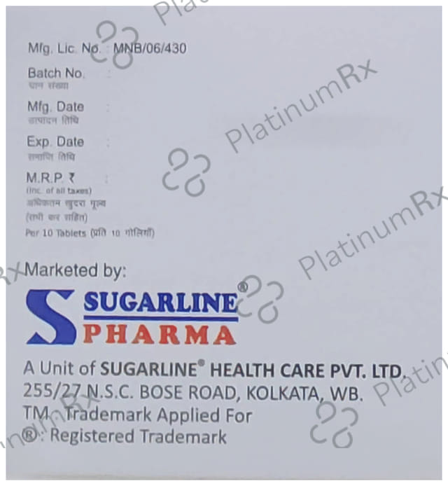 Zucaglim M 1/1000mg Forte Tablet SR 10s
