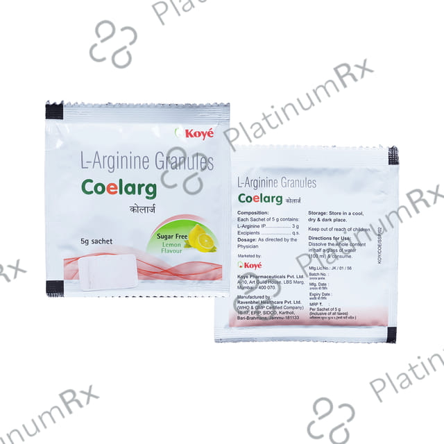 Coelarg Lemon Flavour Sachet 5gm