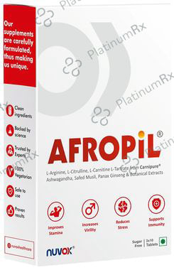 Nuvox Afropil - Tablet for Stamina, Immunity & Stress Relief