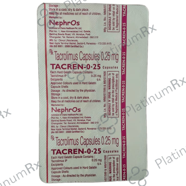 Tacren 0.25 Capsule