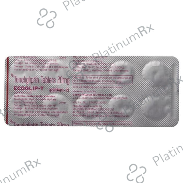 Ecoglip T 20mg Tablet 10s