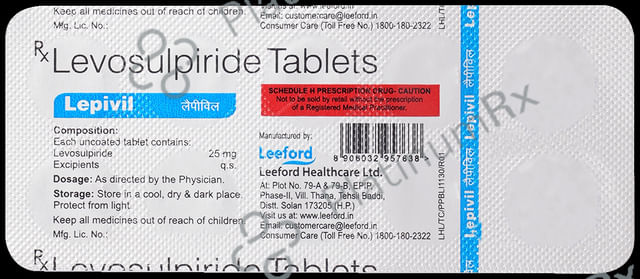 Lepivil 25mg Tablet