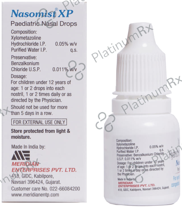 Nasomist XP Paediatric Nasal Drops