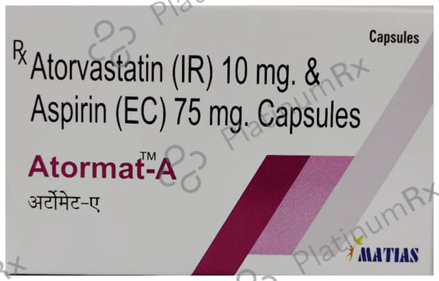 Atormat A 10/75mg Capsule IR 10s