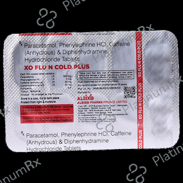 XO Flu N Cold Plus Tablet