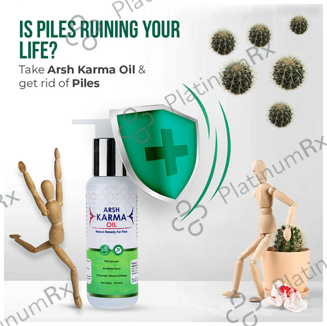 Ayukarma Arsh Karma Oil Natural Remedy for Piles