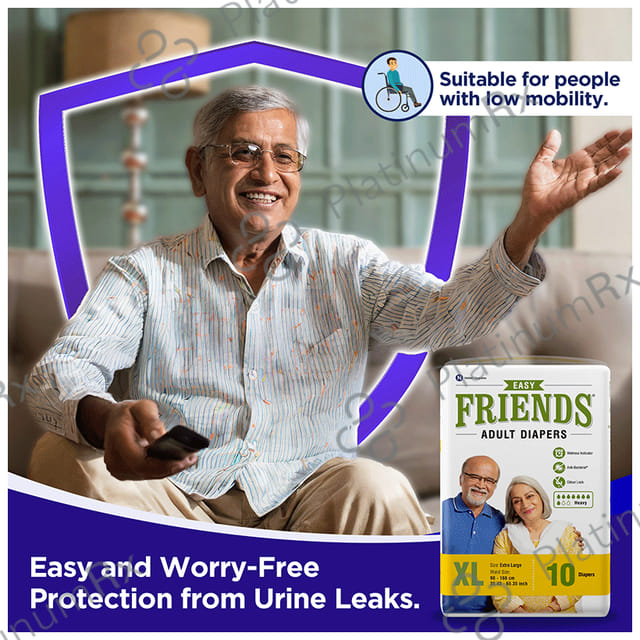 Friends Easy Adult Diaper XL 10s