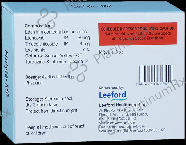 Etolyte MR 60mg/4mg Tablet 10s