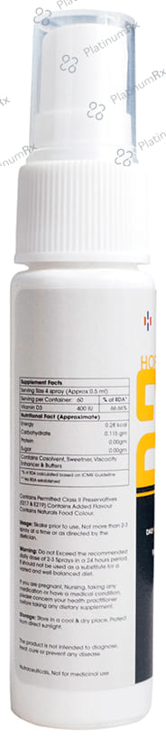 HOF Pharma Daily Vitamin D3 Oral Spray Mango