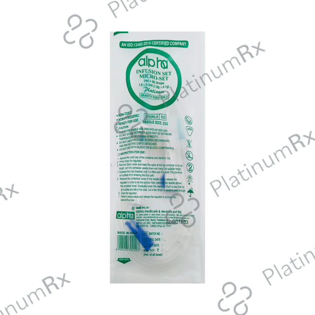 Alpha Infusion Set Micro Set 1s