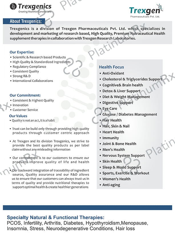 Trexgenics Opti-Cholesterol Veg Capsule
