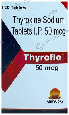 Thyroflo 50mcg Tablet 120s