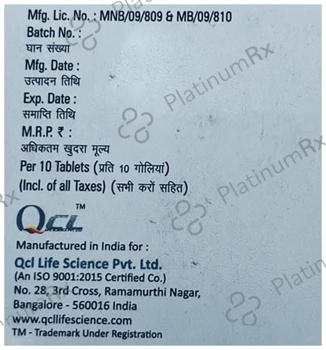 Qcdest M 5/10mg Tablet 10s