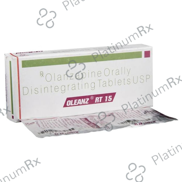 Oleanz RT 15mg Tablet DT 10s