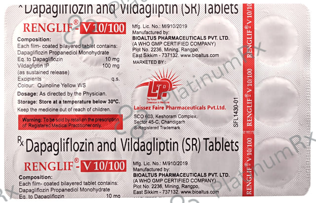 Renglif V 10/100mg Tablet SR 15s