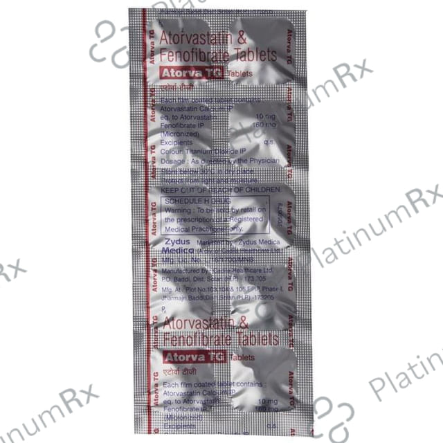 Atorva TG 10/160mg Tablet 10s