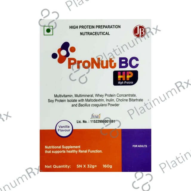 Pronut BC HP Vanilla Flavour Powder 32gm