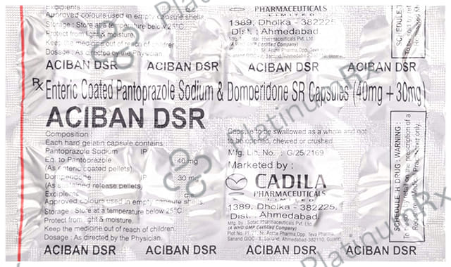 Aciban D SR 30/40mg Capsule 10s