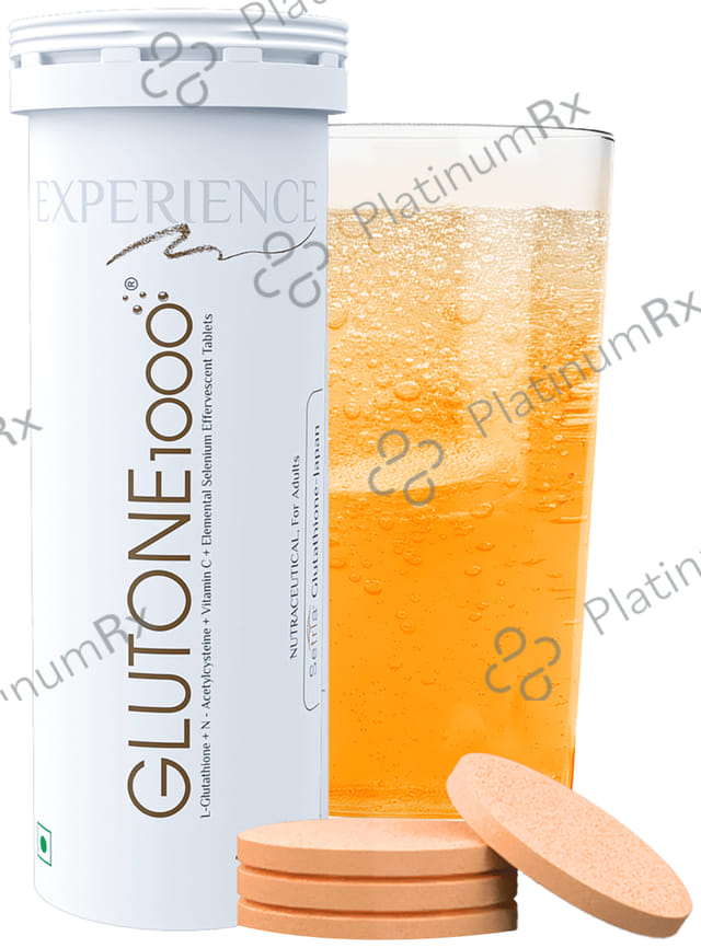 Glutone 1000(15 Effervescent Tablets Each) 1 Bottle