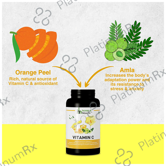Herbs & Health Vitamin C Vegetarian Capsule