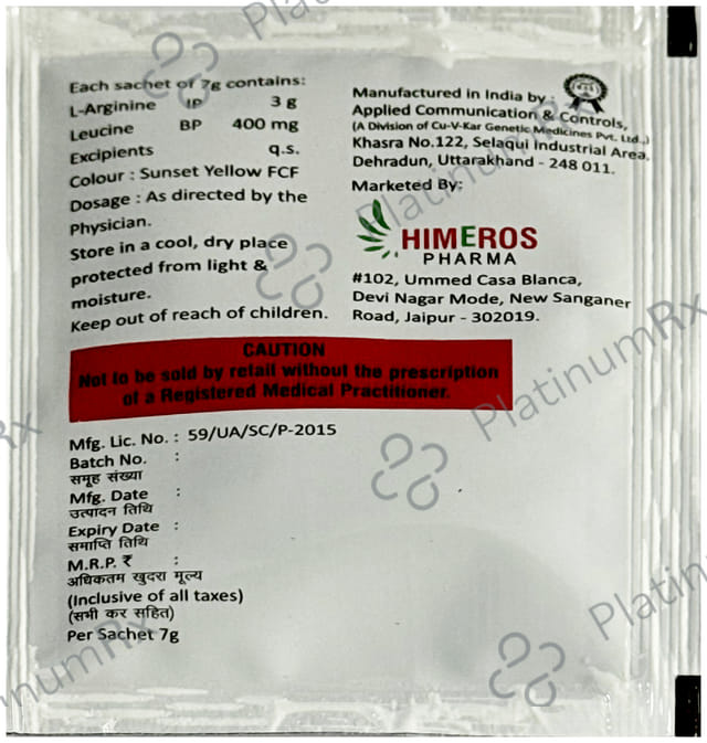 Embryoshield 300/400mg Orange Granule 7gm