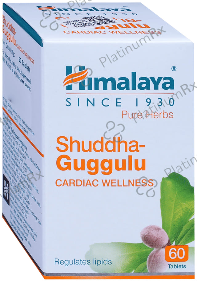 Himalaya Wellness Pure Herbs Shuddha Guggulu Cardiac Wellness Tablet 60s