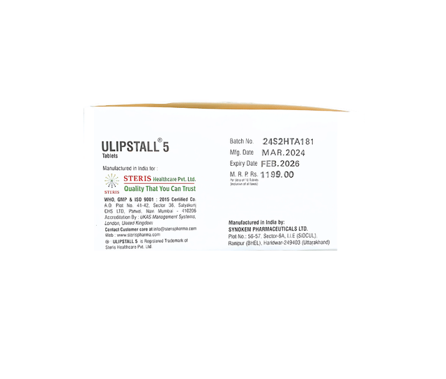 Ulipstall 5mg Tablet 10s