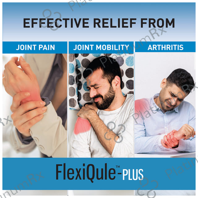 Flexiqule Plus Capsule For Osteo- Arthritis & Joint Pain