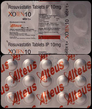 Xoten 10mg Tablet 15s