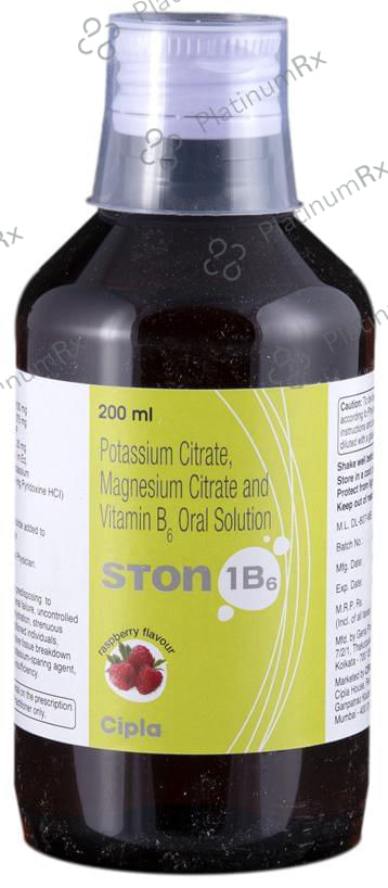Ston 1B6 Raspberry Oral Solution 200ml