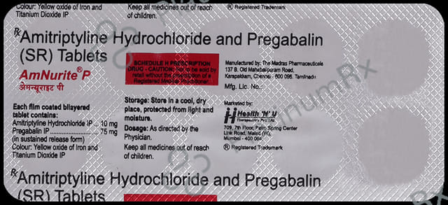 Amnurite P 10mg/75mg Tablet