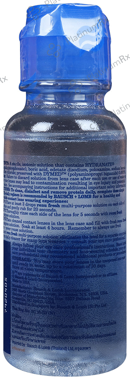 Renu Fresh Lens Cleansing Solution 60ml