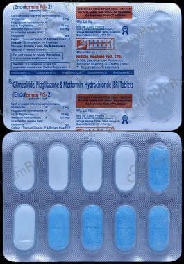 Endoformin PG 2/500/15mg Tablet ER 10s