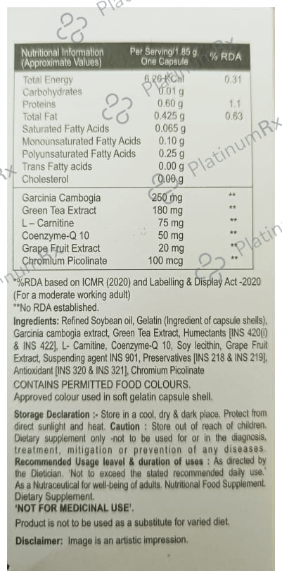 Slim Q Rise Softgel Capsule