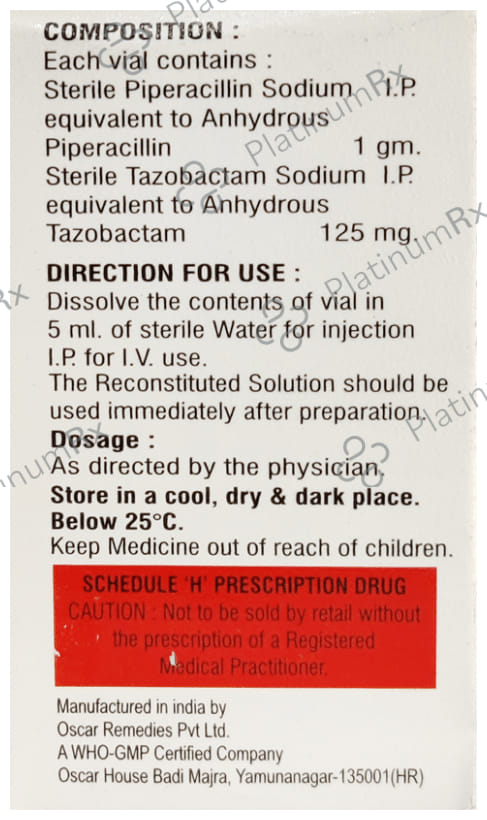 Vizobact 1.125g Injection