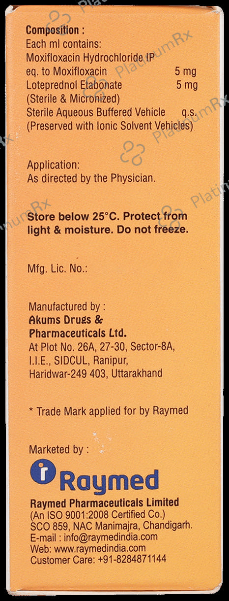 Raymoxi L Eye Drop 5ml