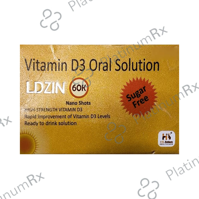 Ldzin 60000IU Nano Shots Sugar Free Solutio 5ml