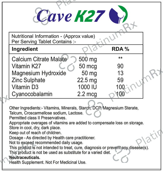 Cave K27 Tablet