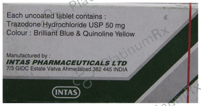 Trazonil 50mg Tablet 10s