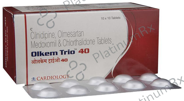 Olkem Trio 40 12.5/10/40mg Tablet 10s