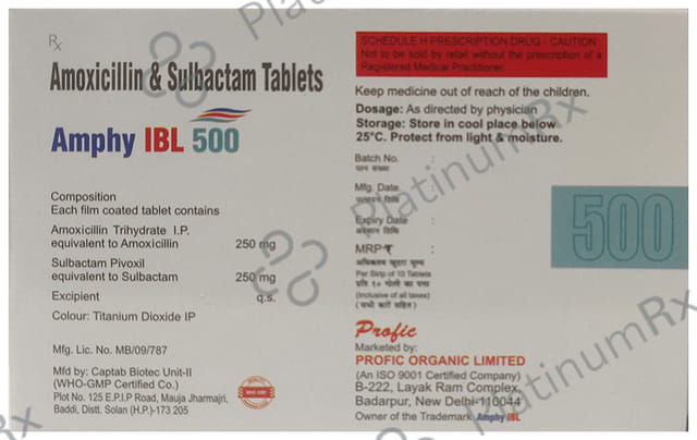 Amphy IBL 500mg Tablet 10s