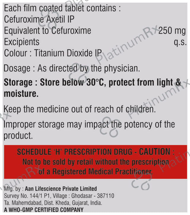 Cefga 250mg Tablet 10s