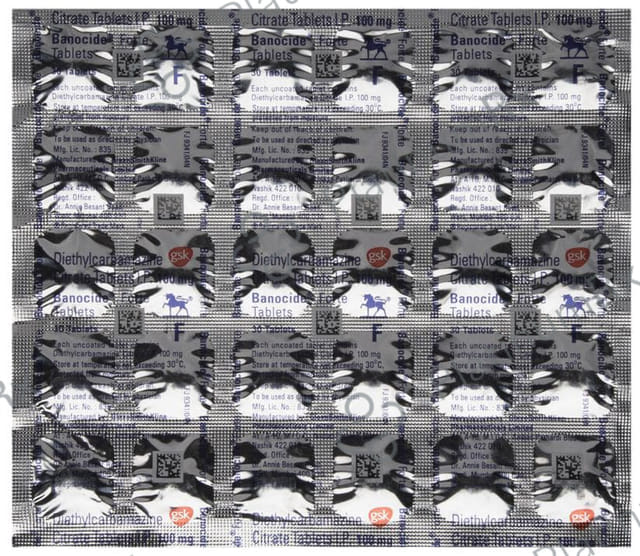 Banocide Forte 100mg Tablet 30s