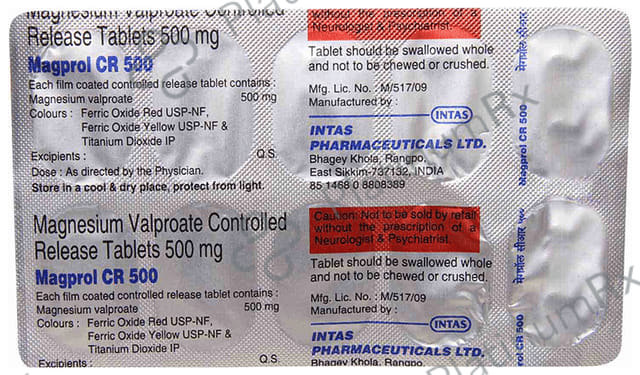 Magprol CR 500mg Tablet 10s