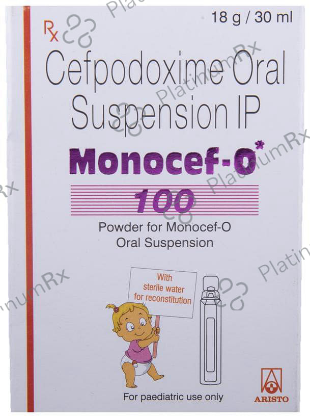 Monocef-O 100 Powder for Oral Suspension