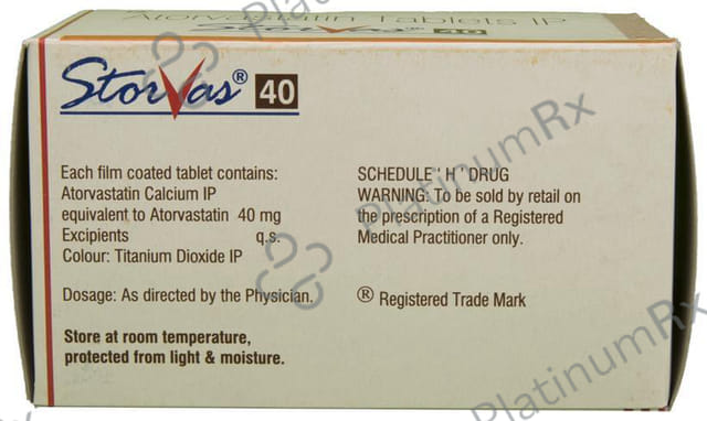 Storvas 40mg Tablet 10s
