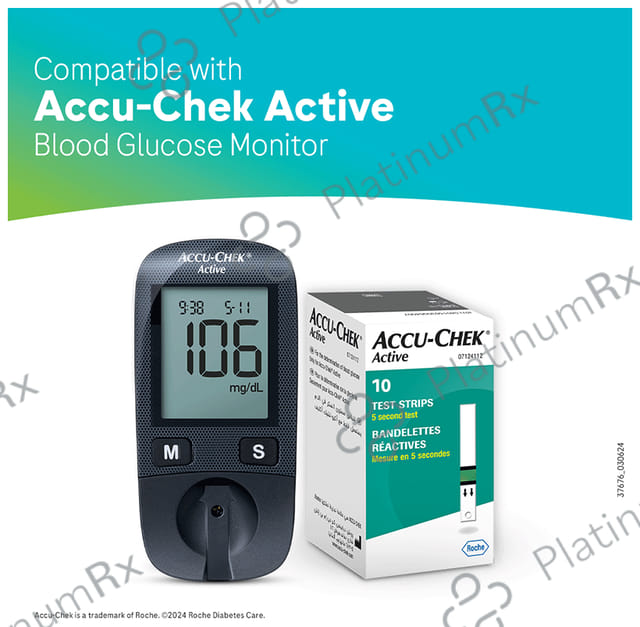 Accu Chek Active Test Strip (Only Strips) 10s