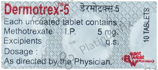 Dermotrex 5mg Tablet 10s