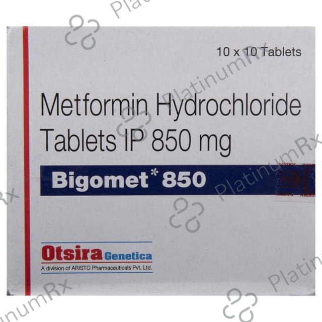 Bigomet 850mg Tablet 10s