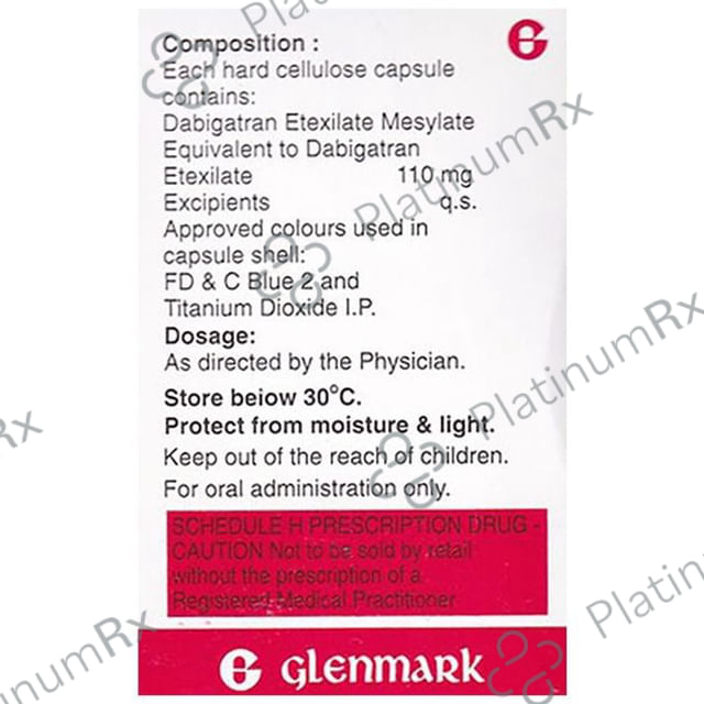 Dabigza 110mg Capsule 10s